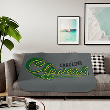 Load image into Gallery viewer, Carolina Clover Sherpa Blanket