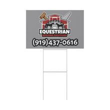 Load image into Gallery viewer, Plastic Yard Sign Customizable
