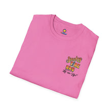 Load image into Gallery viewer, STBBQ Breast Cancer Unisex Softstyle T-Shirt Customizable